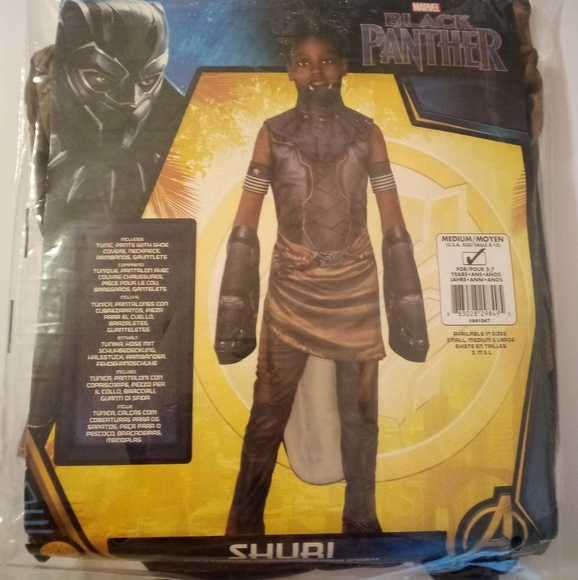 🆕 Kids Shuri Costume - Black Panther, Child Medium (8-10), NIP - Picture 2 of 5